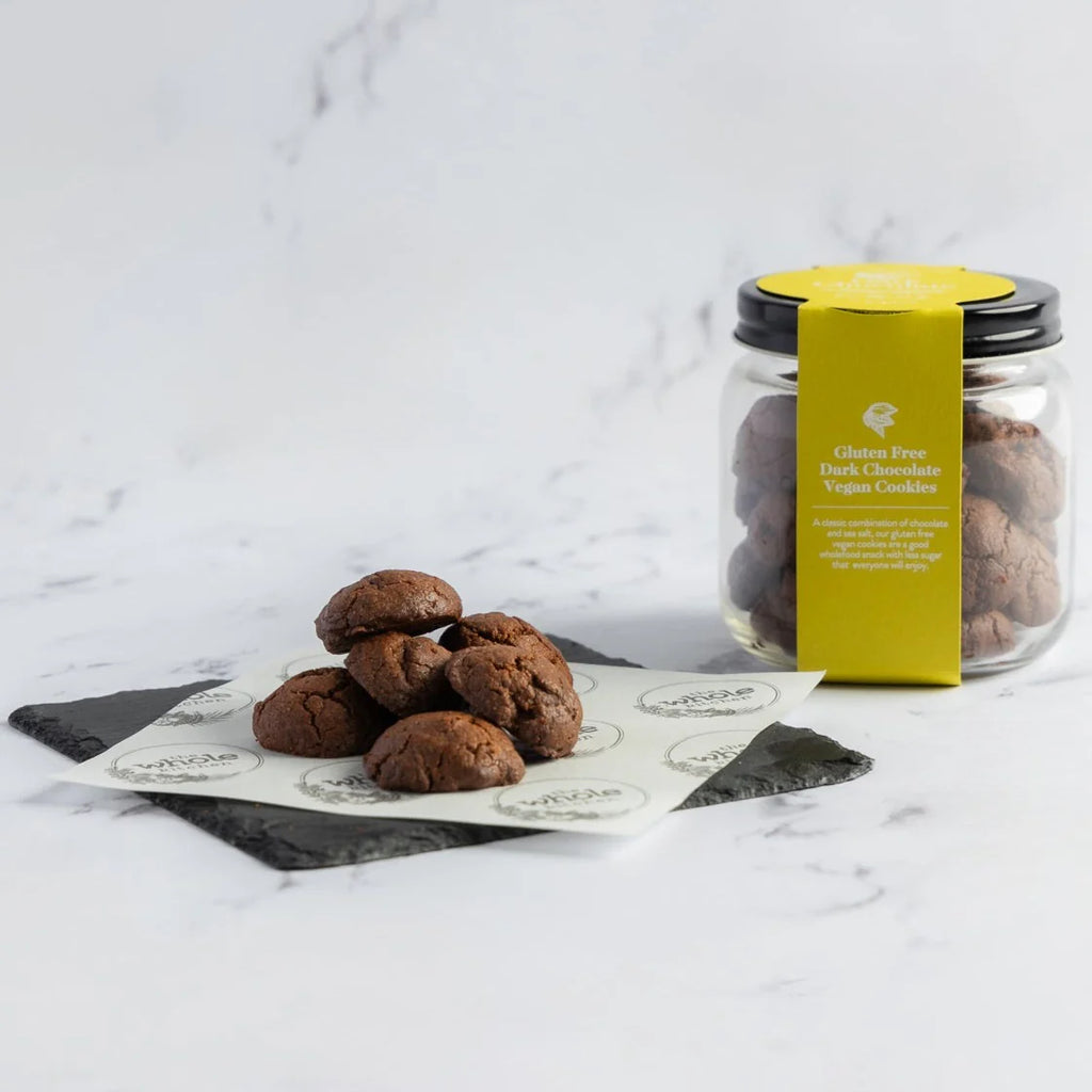 Vegan Dark Chocolate Cookies Gift Jar