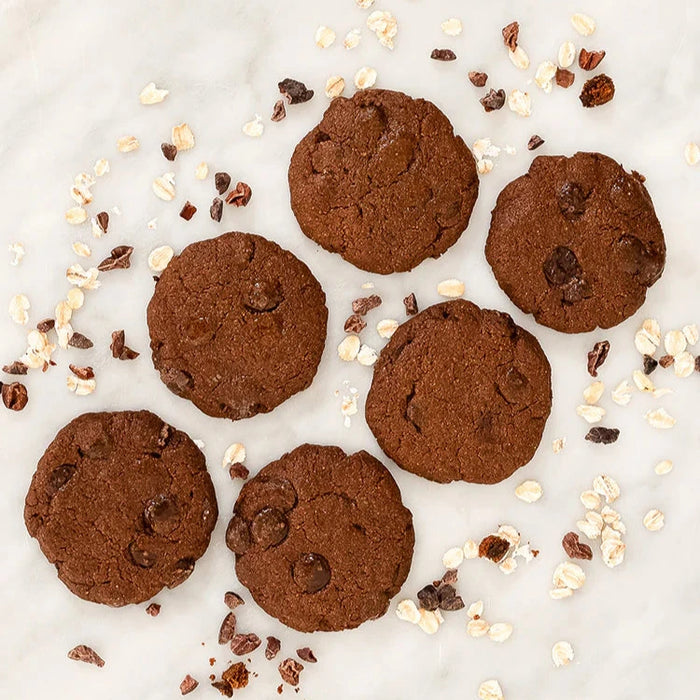 Vegan Dark Chocolate Cookies (Gluten Free, Dairy Free)